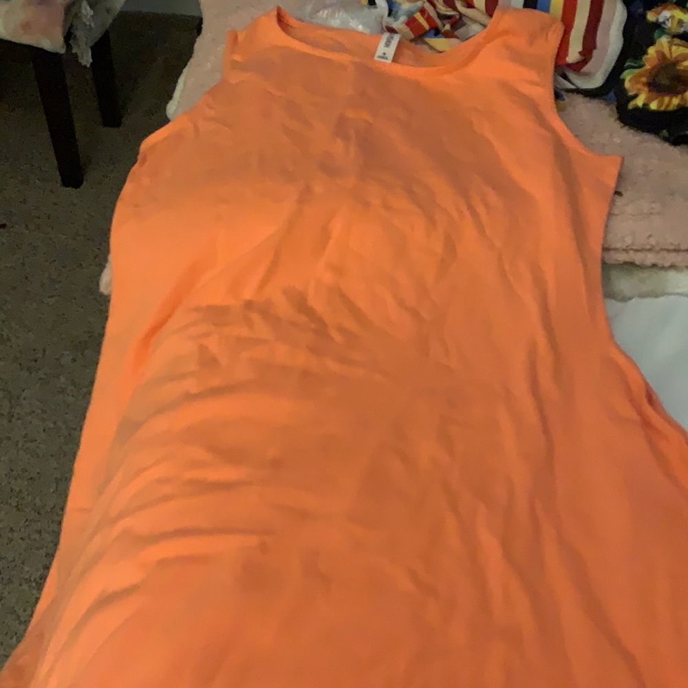 Orange dress